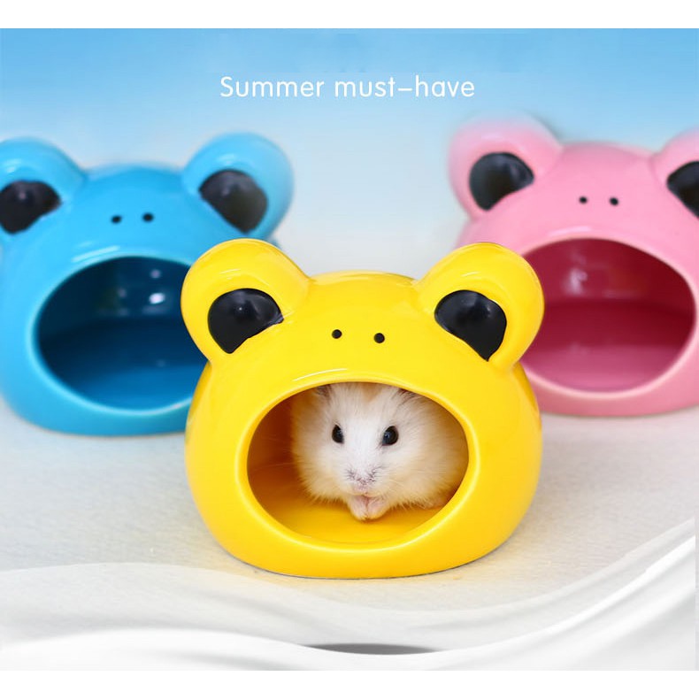 Nhà ngủ sứ ếch hãng Zoog cho Hamster
