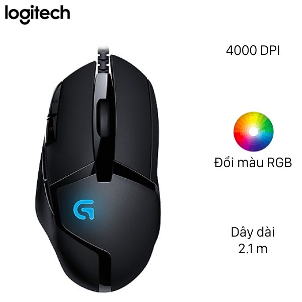 [HCM]Chuột Gaming Logitech G402 - Chuột dây cao cấp cho máy tính phục vụ chơi game hoặc làm việc - Dụng cụ máy tính chuyên nghiệp