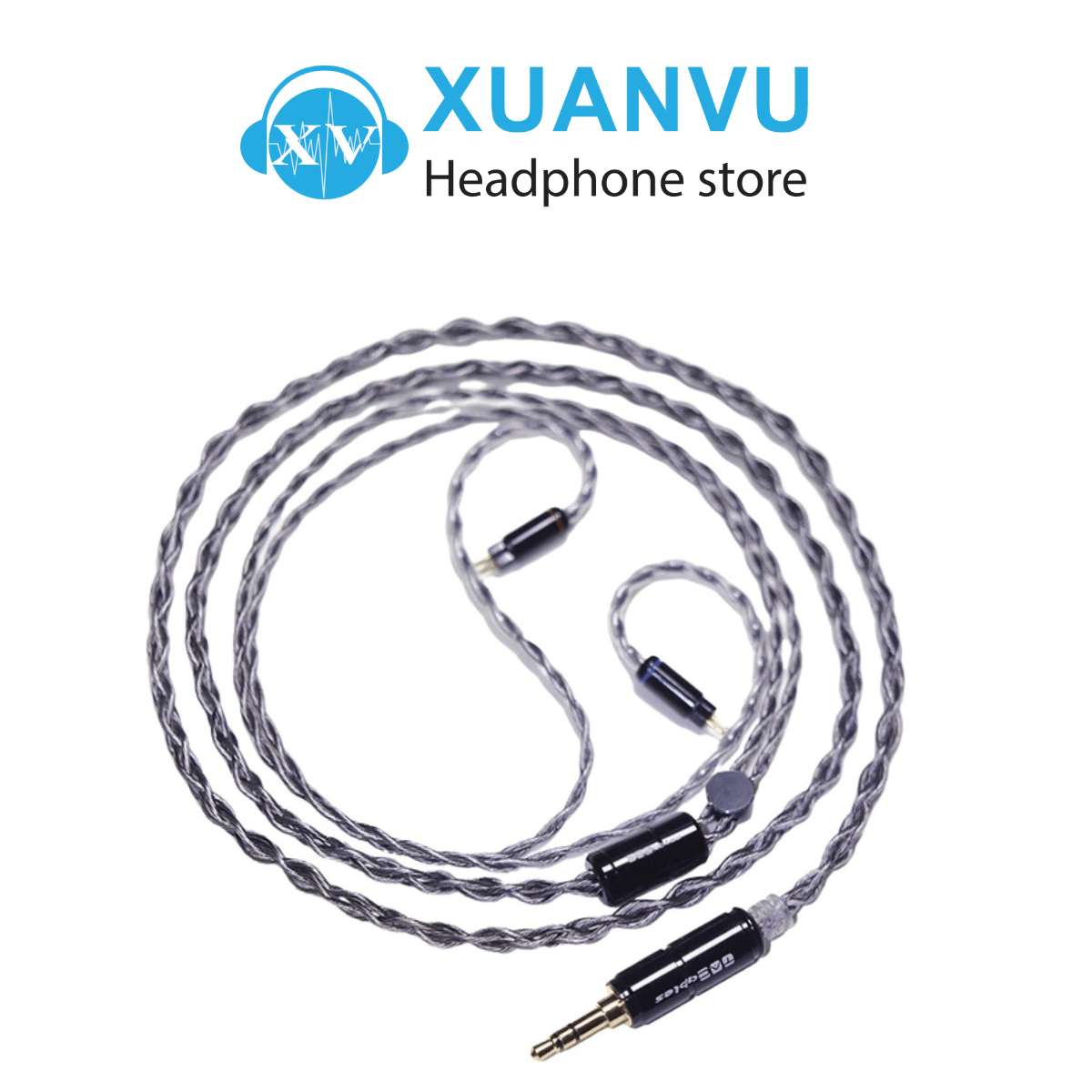 Dây cáp tai nghe tacable obsidian - đồng 5n occ và đồng mạ bạc 5n occ