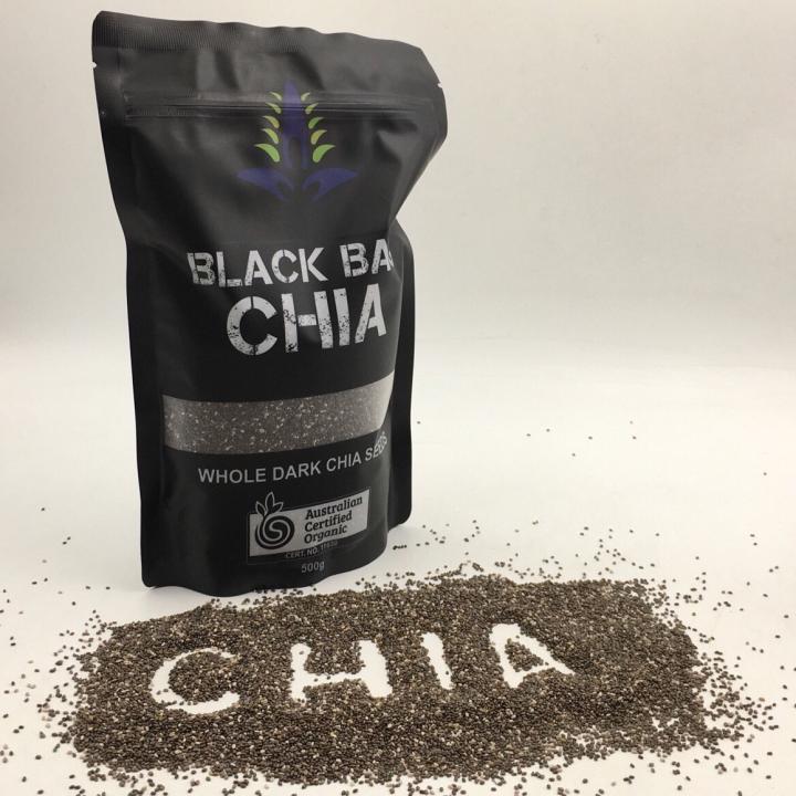 Hạt chia black bag - hạt chia úc organic túi đen 500gr - loại hạt chia ngon nhất