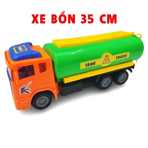 Xe bồn xitec đồ chơi xe chạy trớn công trình cho bé trai