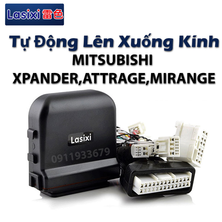 HCM- Tự động lên xuống kính Lasixi xe Mitsubishi Xpander, Mirage, Attrage -có hỗ trợ lắp đặt