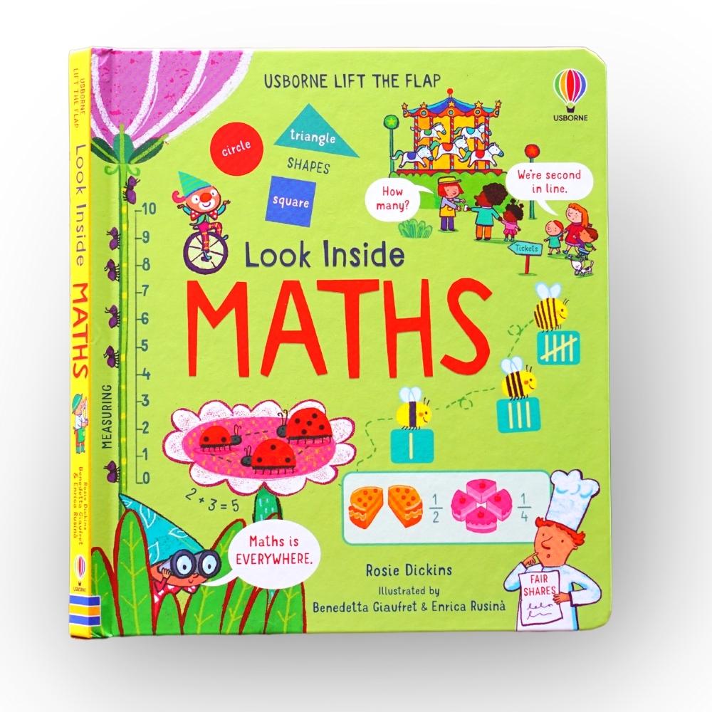 Sách Tương tác lật mở Tìm hiểu môn Toán Look Inside Maths