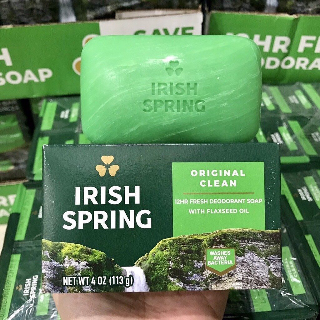 HCM - XÀ BÔNG CỤC THƠM MÁT IRISH SPRING ORIGINAL USA (hàng Mỹ chính hãng)