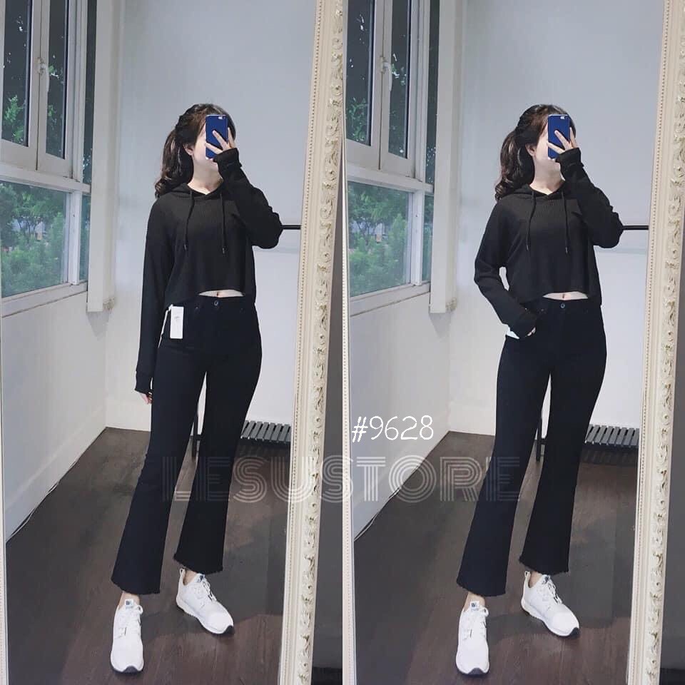 Quần jean ống loe nữquần jean siêu co dãn-qc39
