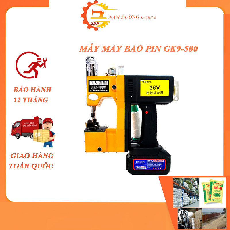 Máy khâu bao cầm tay PIN GK9-500 > Máy may bao gạo > Máy may bao cầm tay > máy khâu bao bì - dùng may các loại bao bì, bao gạo, bao pe, bao vải
