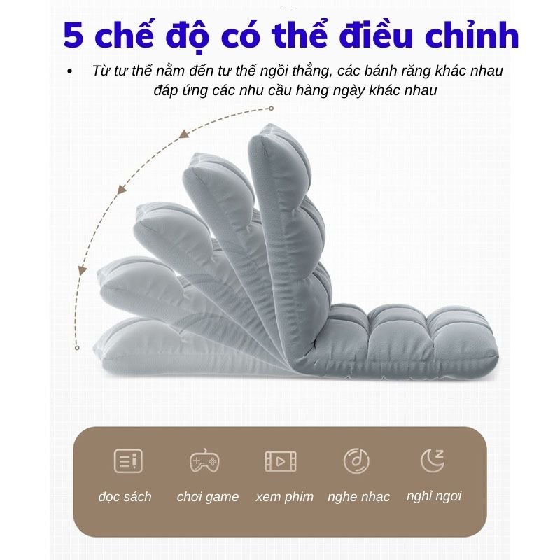 Ghế lười ghế bệt tựa lưng gấp gọn bông mềm cao cấp bách hoá daiki