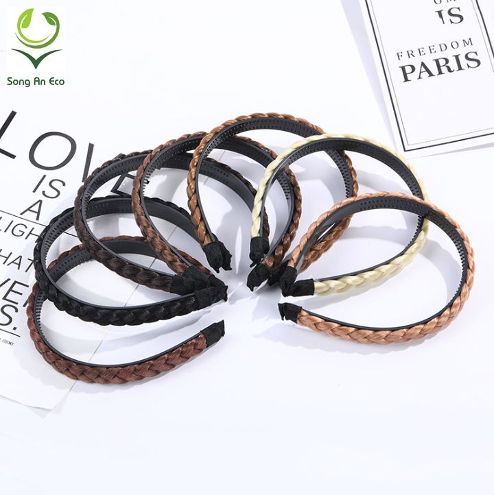 Bờm tóc nam nữ unisex kiểu giả tóc tết dễ thương BN97