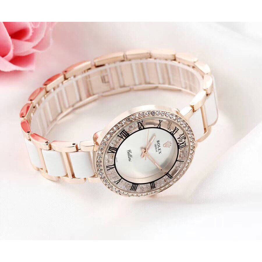 Đồng hồ nữ rolex sang trọng đẳng cấp - Hàng fullbox hãng bảo hành 12th-DHN-606