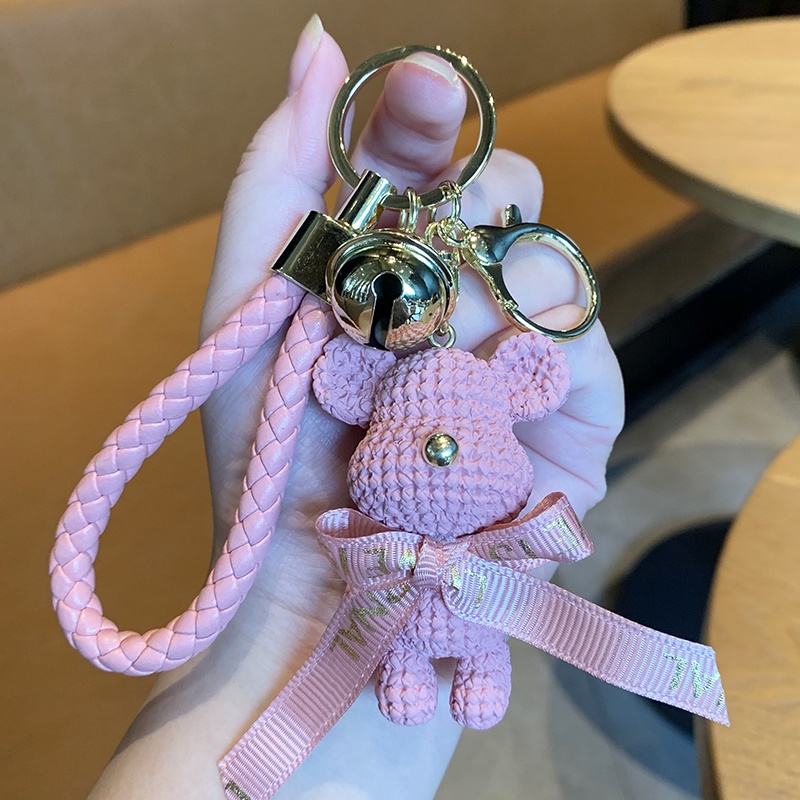 Móc khóa hình gấu cute
