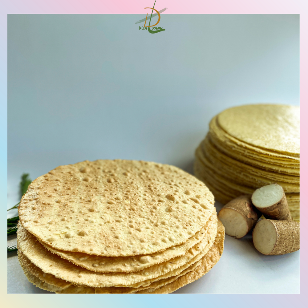 Bánh Phồng Mì Nướng Cỡ Lớn - Đồ Ăn Vặt Kho Dừa Xanh - Bánh Phồng Sơn Đốc - 5 Bánh Lớn