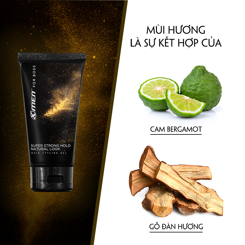 Gel vuốt tóc X-men For Boss [ COMBO 2 chai] keo vuốt tóc nam