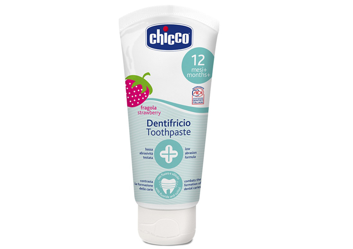Kem đánh răng chicco 114251 hương dâu 12m+