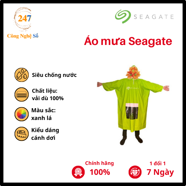Áo mưa siêu nhẹ chống thấm nước Công Nghệ Số 247