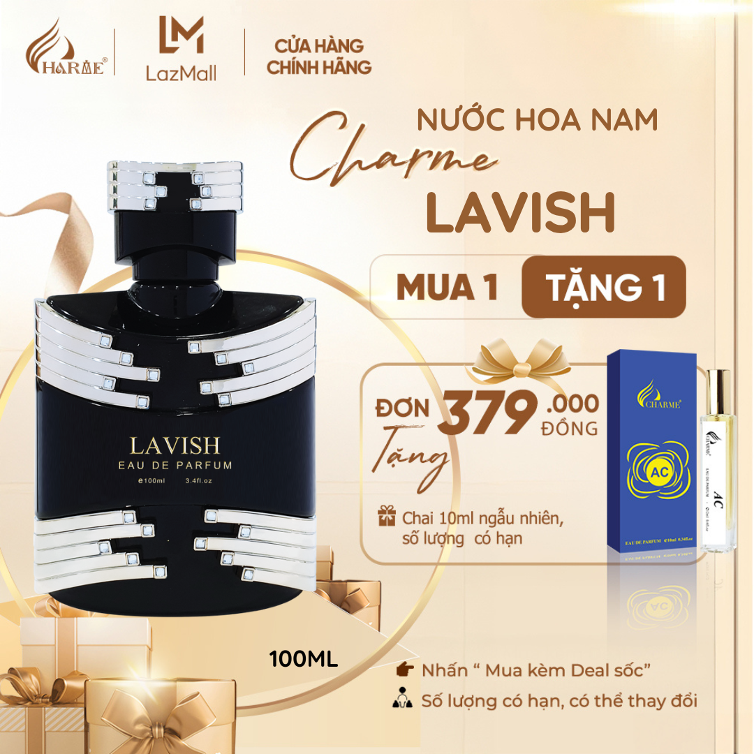 [LIMITED DATE 4/2025 GIẢM 50%] Nước Hoa Nam Cao Cấp GOOD CHARME LAVISH 100ml Lưu Hương Lâu Qúy Tộc, Sang Trọng_Nước Hoa Chính Hãng
