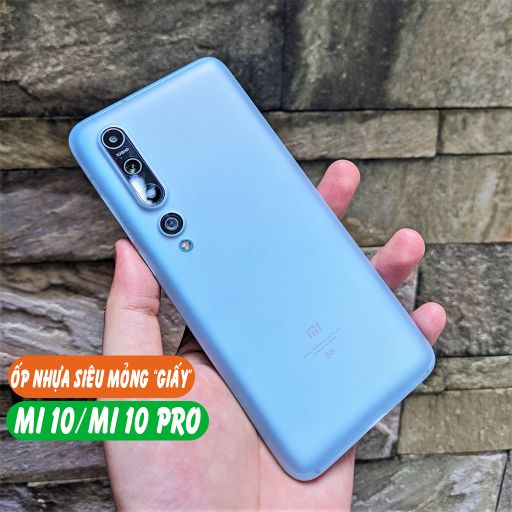 [HCM]Ốp Lưng GIẤY Xiaomi Mi 10 Mi 10 Pro Nhựa Siêu Mỏng