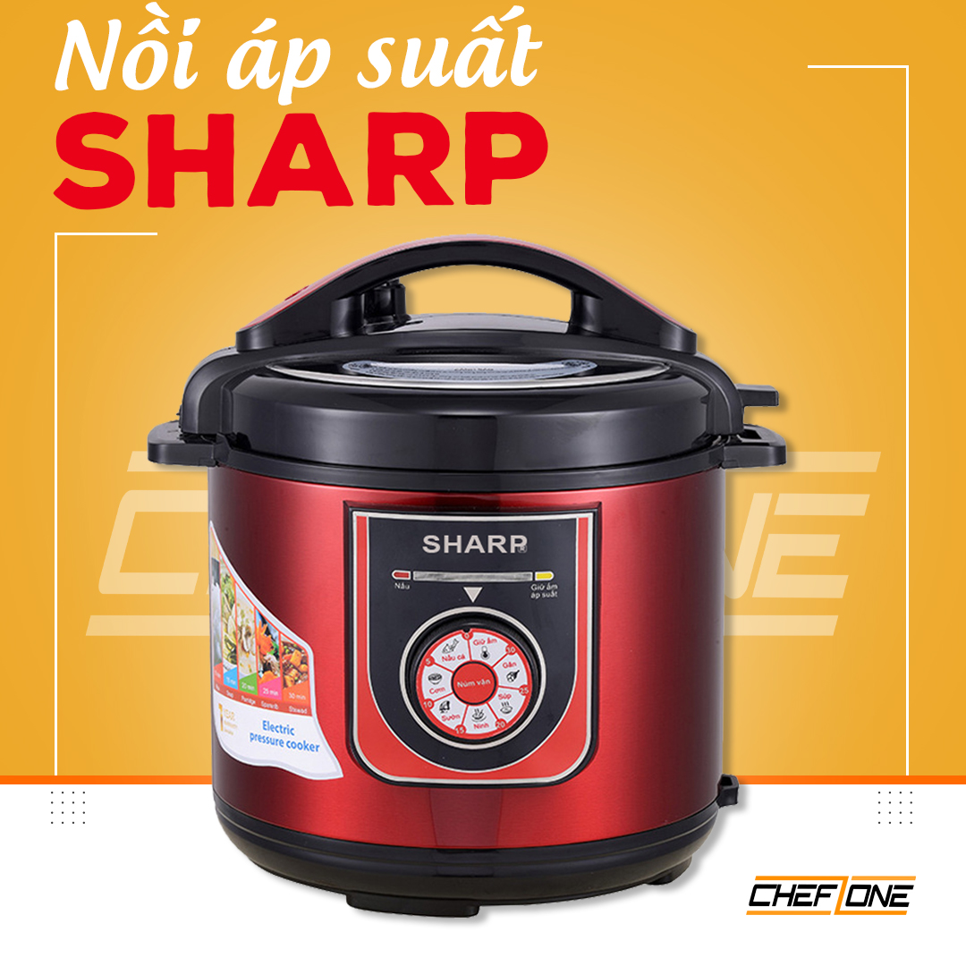 Nồi áp suất ks226 -dung tích 6 lít - công nghệ khóa áp suất - nồi áp suất điện - nồi nấu chậm - nồi ninh
