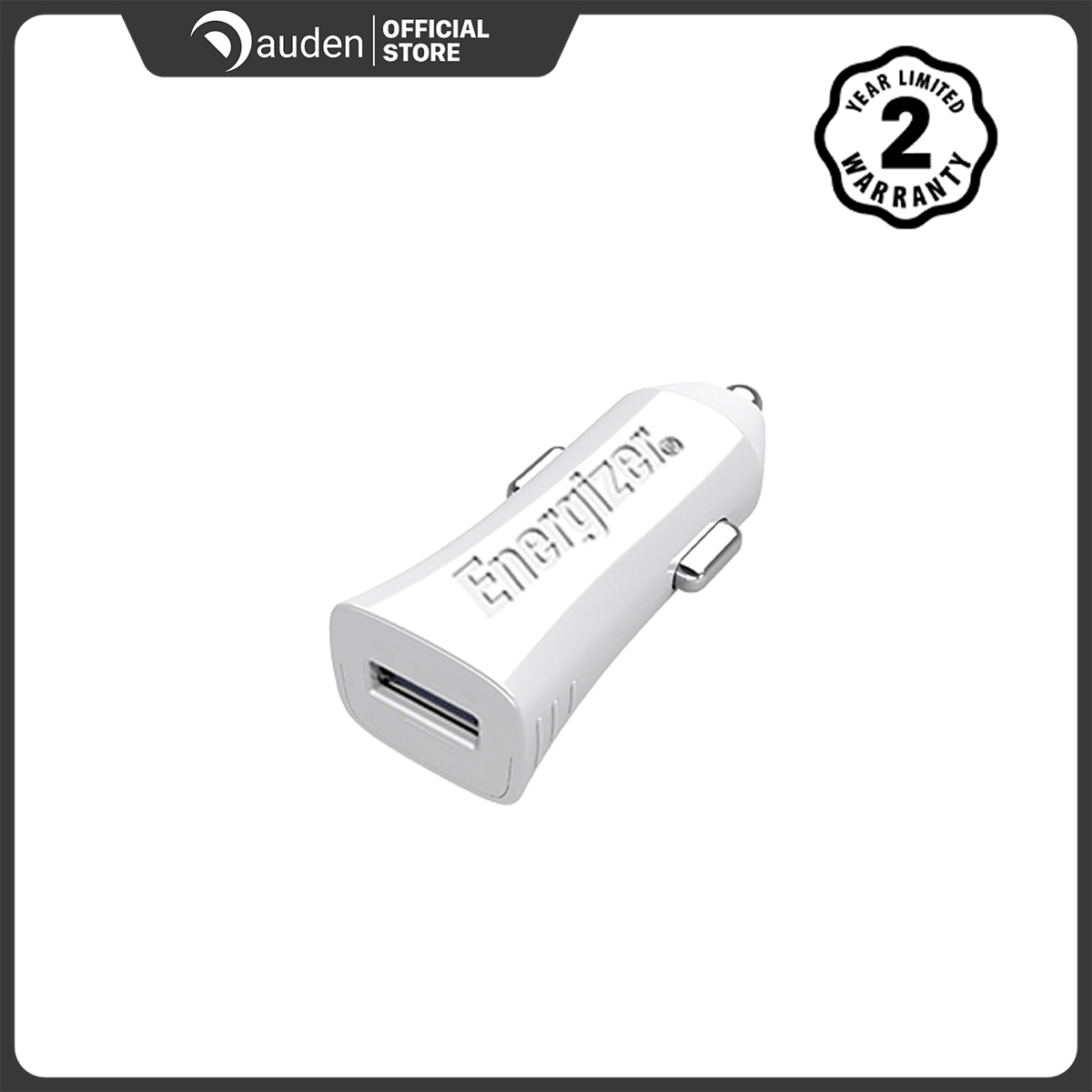 Sạc energizer cl dùng cho ô tô 1a 1 cổng màu trắng - dca1acwh3