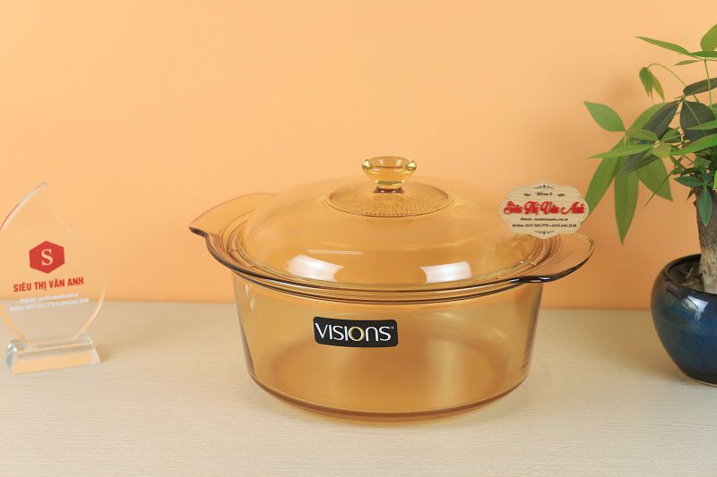 Nồi thuỷ tinh visions vsd-5.5lít nồi lẻ nhập khẩu pháp bảo hành 10 năm