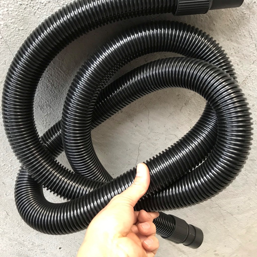 ☃ Ống hút bụi gân nhựa 25m - Ống sun mềm máy hút bụi đường kính 32mm
