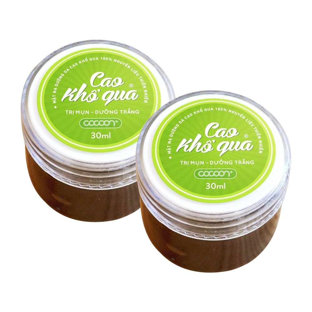 Combo 2 cao khổ qua Cocoon mờ thâm, trắng da