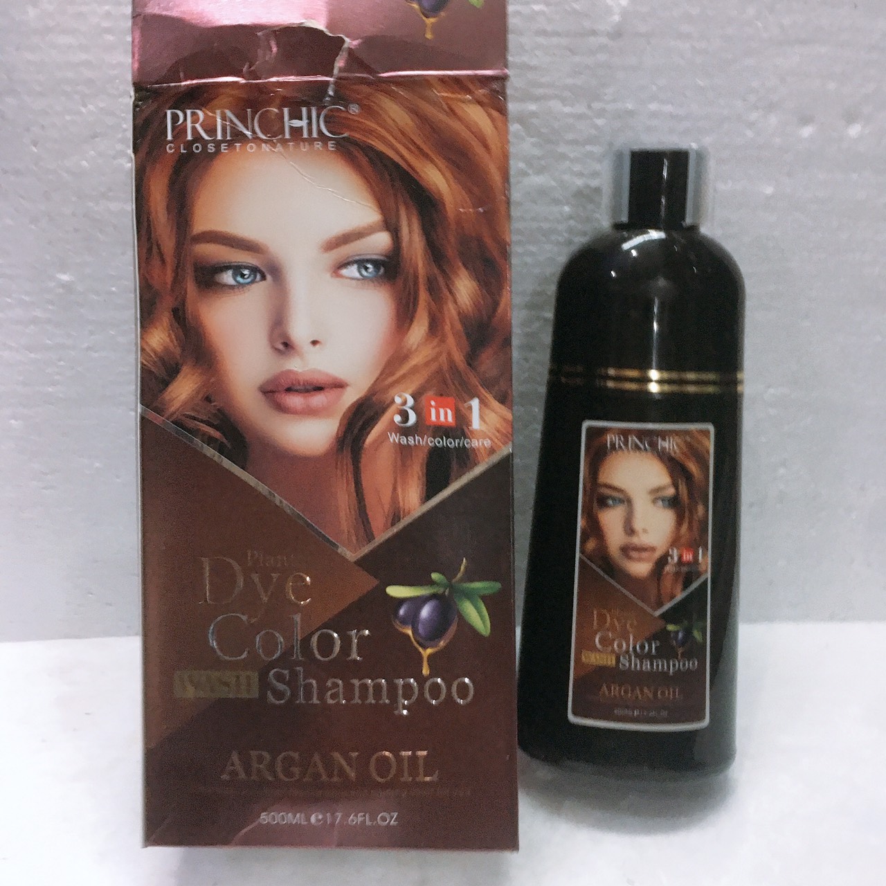 Dầu Gội Đầu Nâu Đen Thảo Dược Phủ Bạc Nâu Đen Đẹp
