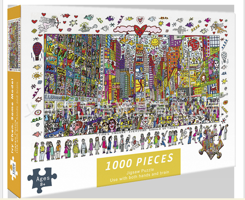 Bộ xếp hình 1000 mảnh phong cảnh thành phố hoạt hình - 1000 piece jigsaw puzzles