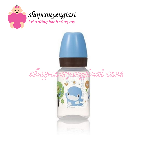 Bình sữa kuku nhựa pp cổ thường ku5927a 140ml