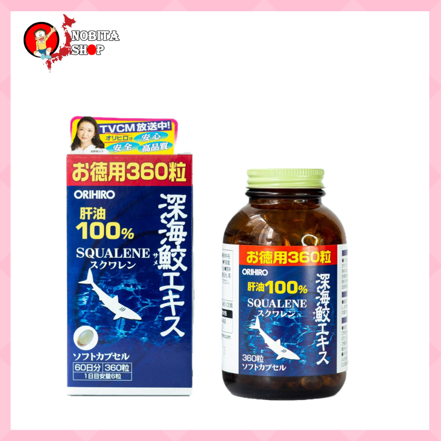 Viên Uống Dầu Gan Cá Mập Orihiro 360 Viên