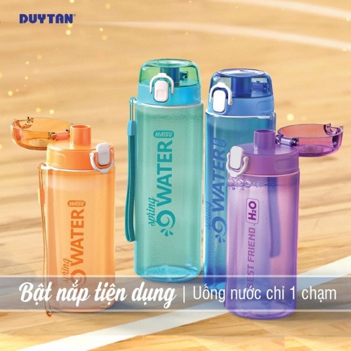 Bình nước thể thao matsu duy tân 700ml - kiểu dáng thể thao mạnh mẽ