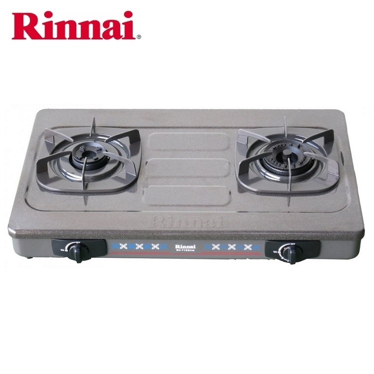Bếp gas 7 tấc Rinnai RV-715Slim - Chén đồng có đầu hâm tiết kiệm gas