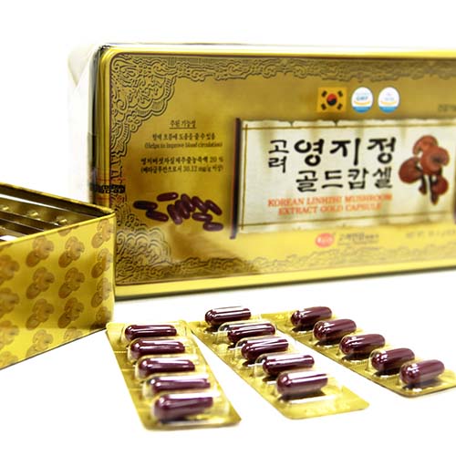 Viên linh chi hàn quốc kgs hộp thiếc 120 viên