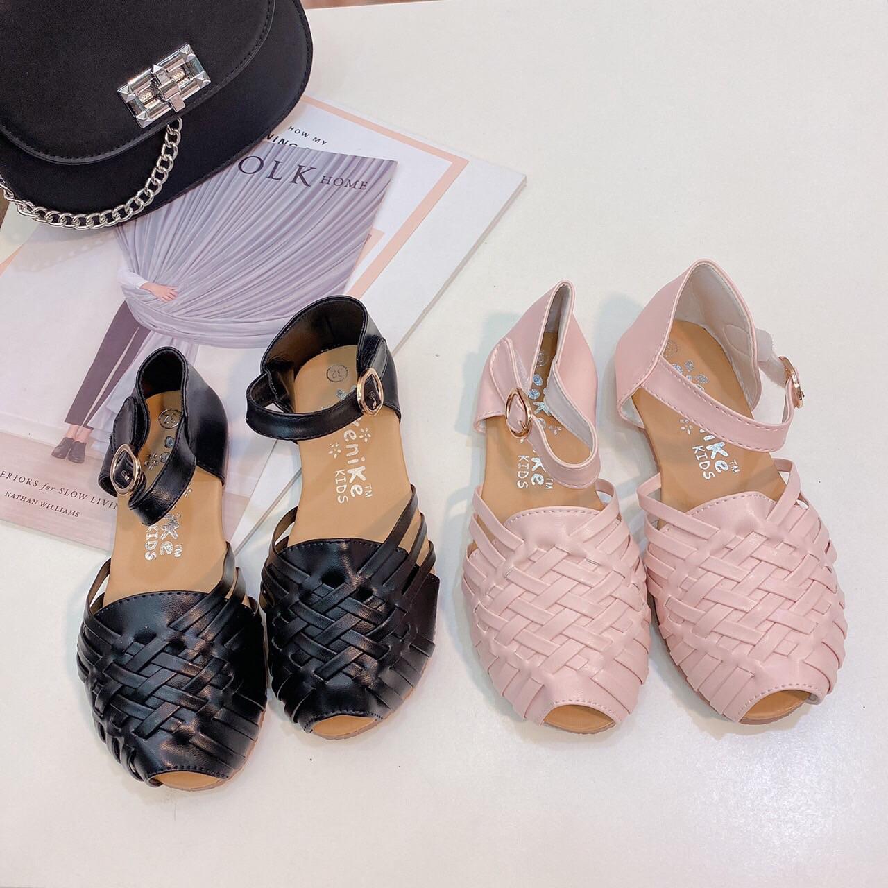Sandal hậu rọ lưới đan dây
