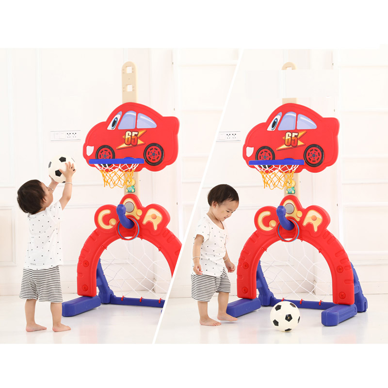 QUÀ TẶNG CHO BÉ - BÓNG RỔ TRONG NHÀ KẾT HỢP KHUNG THÀNH BÓNG ĐÁ