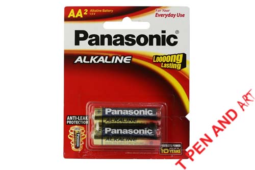 Pin kiềm panasonic akaline aa lr6t/2b