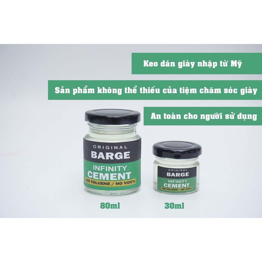 Keo dán giày thể thao giày da Barge infinity cement siêu chắc chống nước