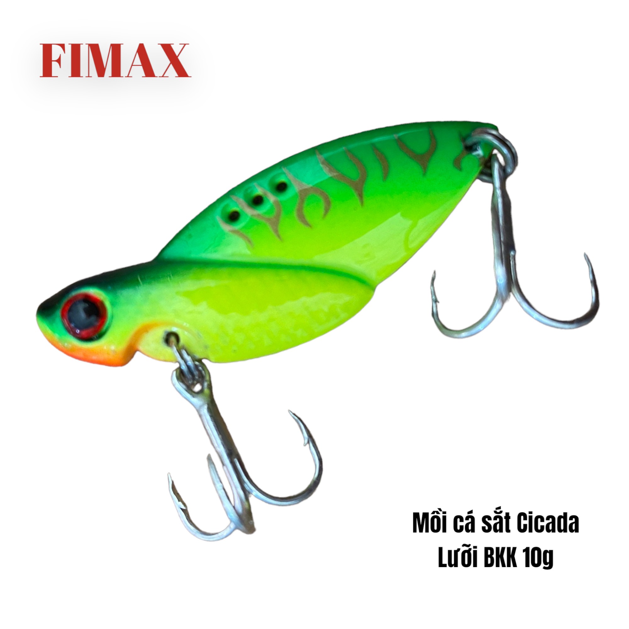 Mồi câu cá, Cá sắt Cicada câu lure lóc, chẽm, rô phi.