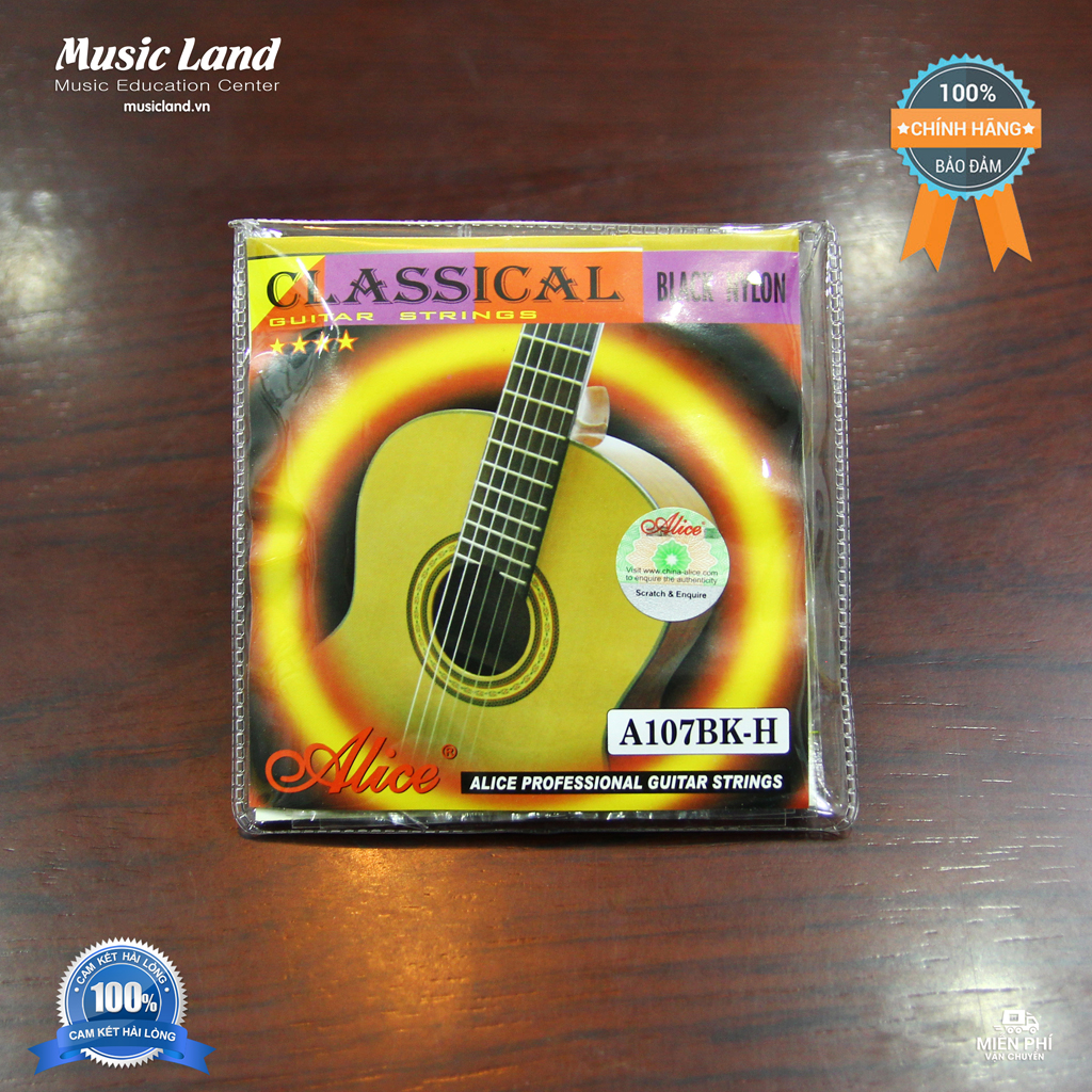 Dây Đàn Guitar Classic Alice A107BK Chính Hãng