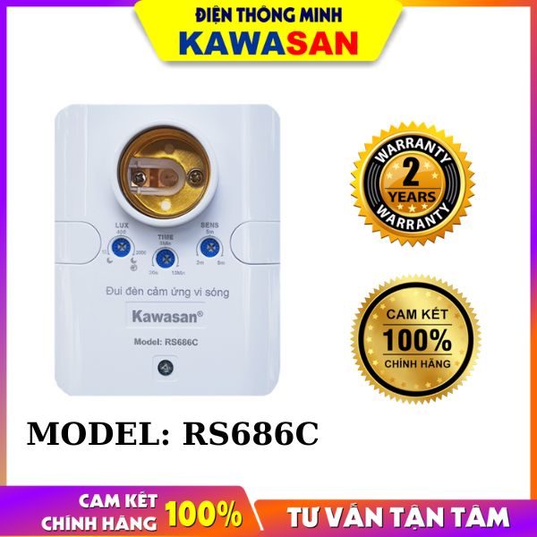 Đui đèn cảm ứng vi sóng rs686c