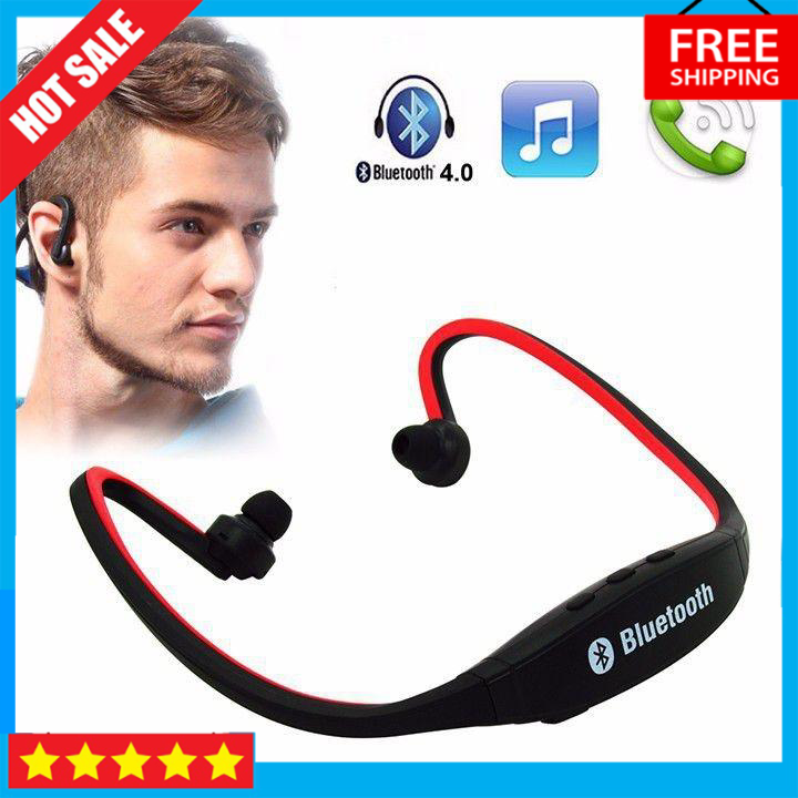 Tai nghe không dây, Tai nghe nhạc, Tai nghe Bluetooth BS19 cho âm thanh chất lượng, cực đỉnh