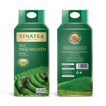 Trà thái nguyên vinatea - túi 480g