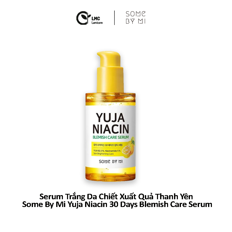 Tinh Chất Dưỡng Trắng Da Chiết Xuất Quả Thanh Yên Some By Mi Yuja Niacin 30 Days Blemish Care Serum 50ml - Lamicare