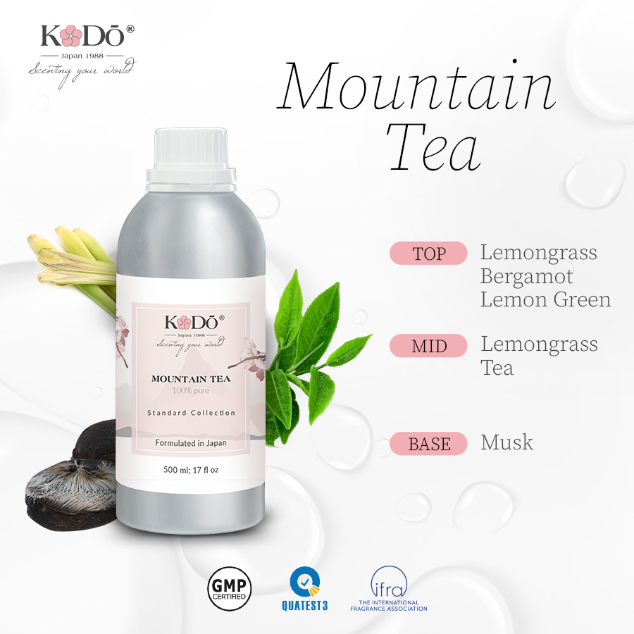 Tinh dầu nước hoa KODOnguyên chất với 3 tầng hương thơm - Dung tích: 500ml