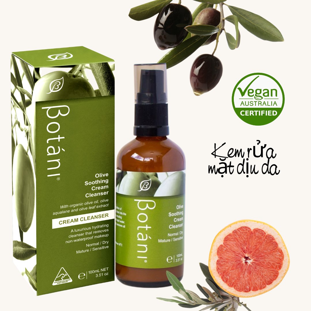 Kem Rửa Mặt Dịu Da- Olive Soothing Cream Cleanser (100ml)