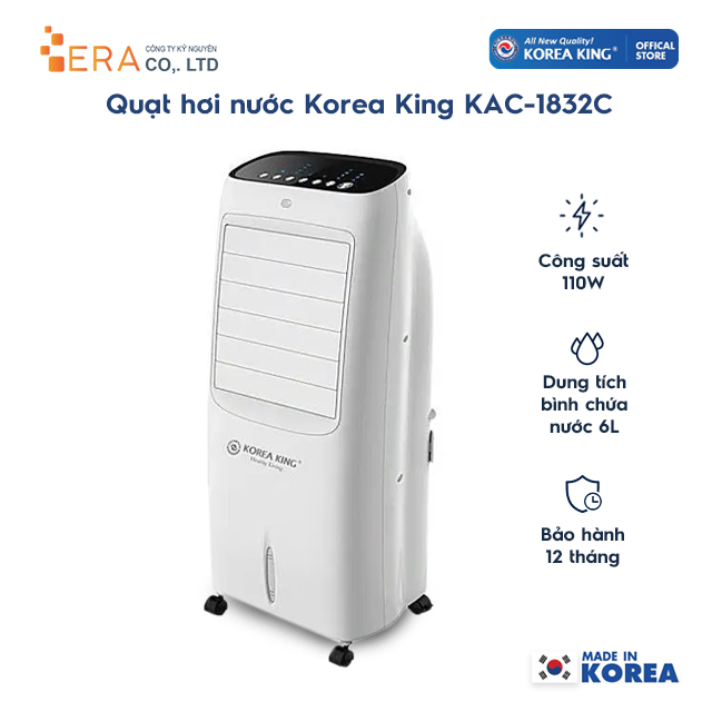 Quạt hơi nước korea king kac-1832c