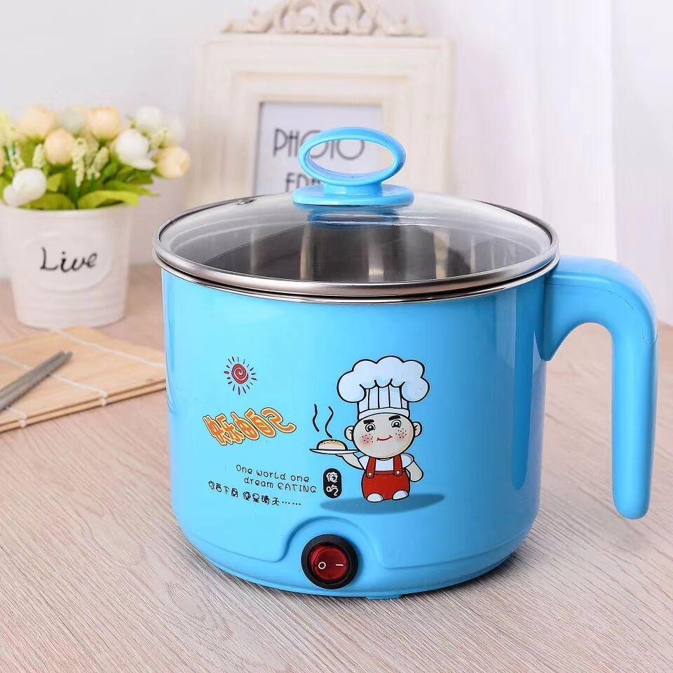 Nồi lẩu điện mini cầm tay có lòng hấp - Ca mỳ điện mini