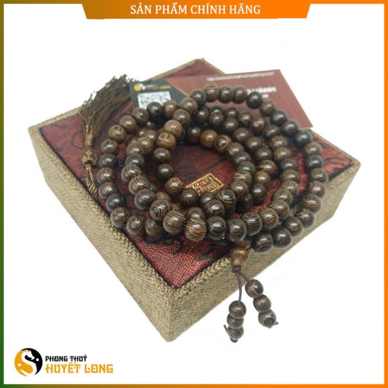 Vòng tay chuỗi tràng hạt gỗ mun đuôi công, vòng tay gỗ tự nhiên,vòng tay phong thủy