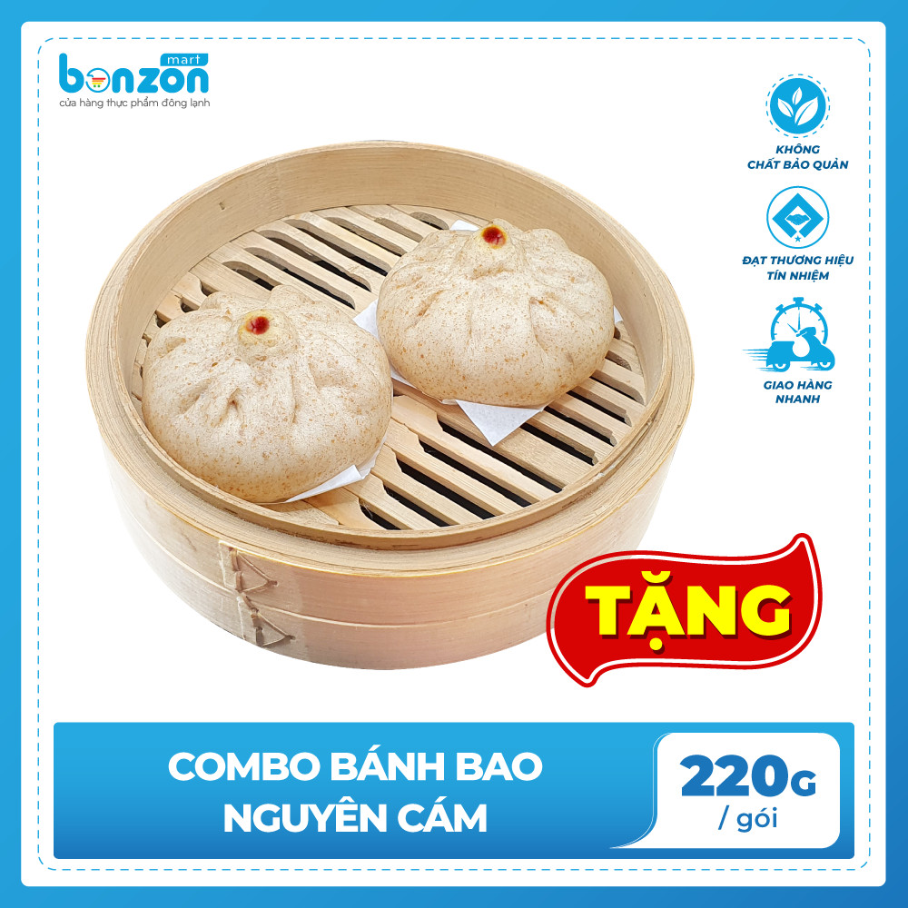 Bonzon - Combo Bánh nguyên cám 220g