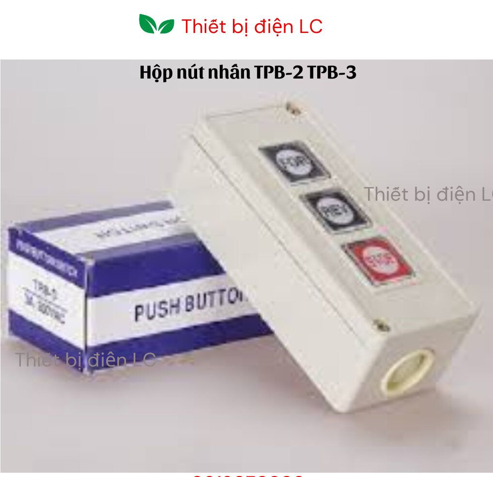 Hộp nút nhấn on/off - for/rev/stop, Hộp nút nhấn TPB-2 TPB-3