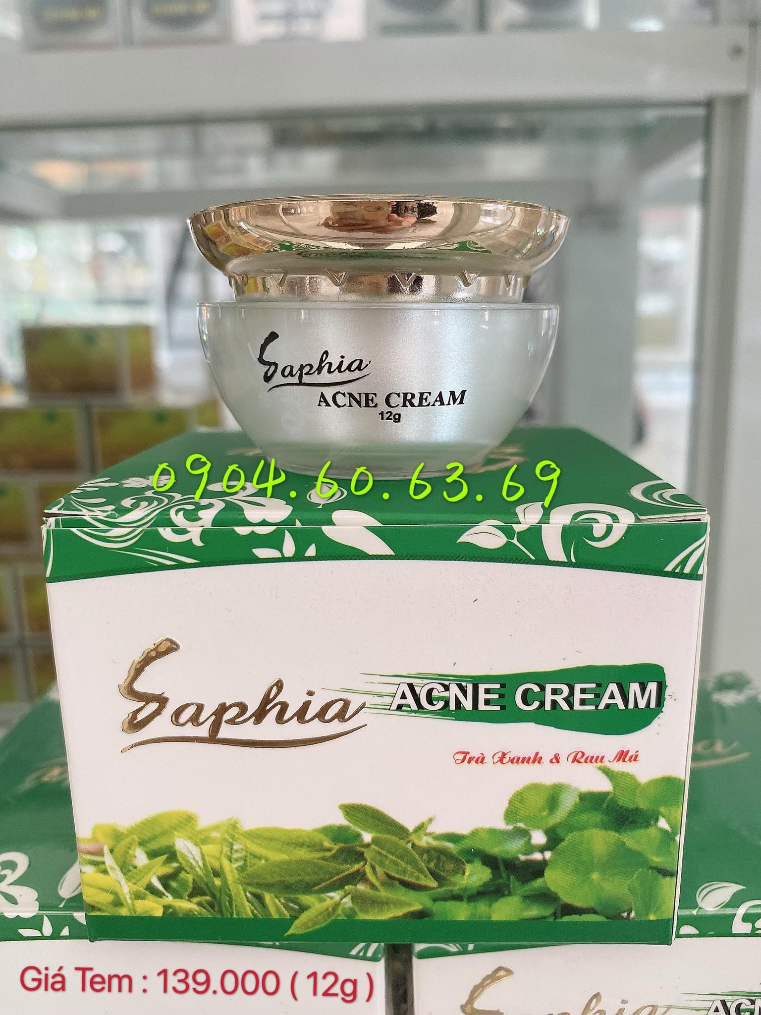 Kem mụn thâm liền sẹo duy trì da đẹp giảm dị ứng da 12g saphia